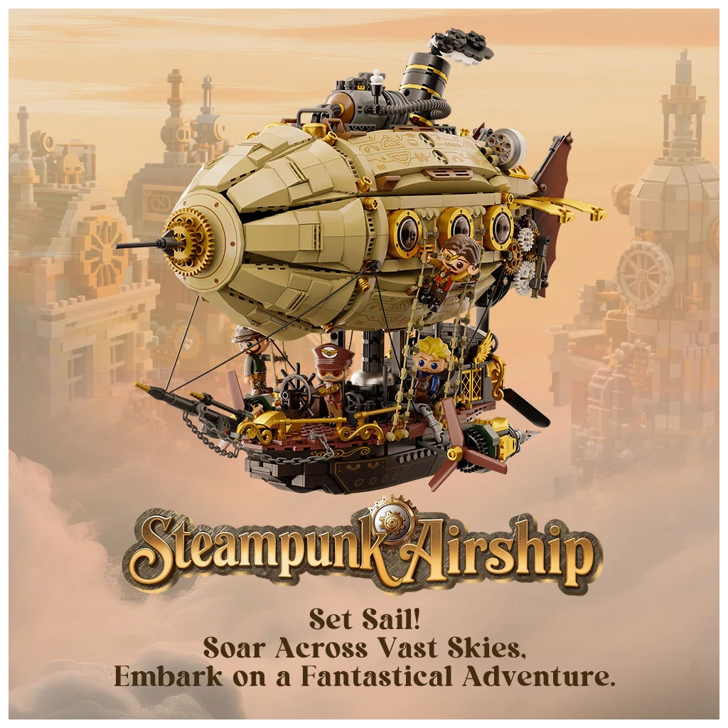 Конструктор Pantasy Original Дирижабль Steampunk (85021) - зображення 2