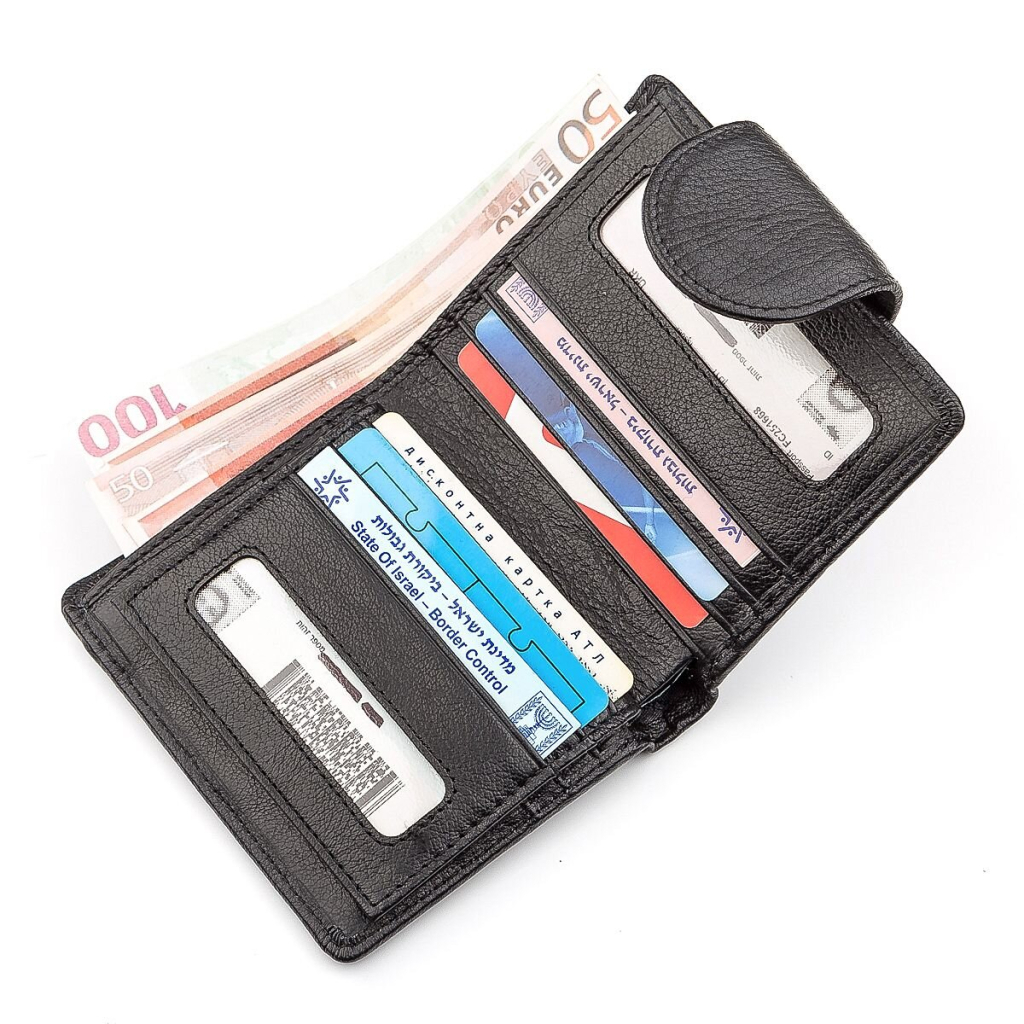 Гаманець ST Leather Шкіряний Чорний (18497) - зображення 6