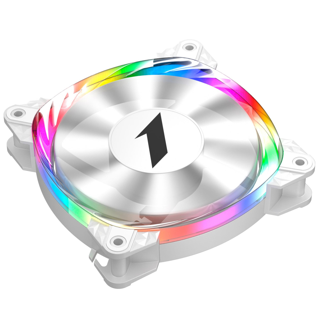 Кулер до корпусу 1stPlayer FS7 White (FS7-WH-1IN1) - зображення 4