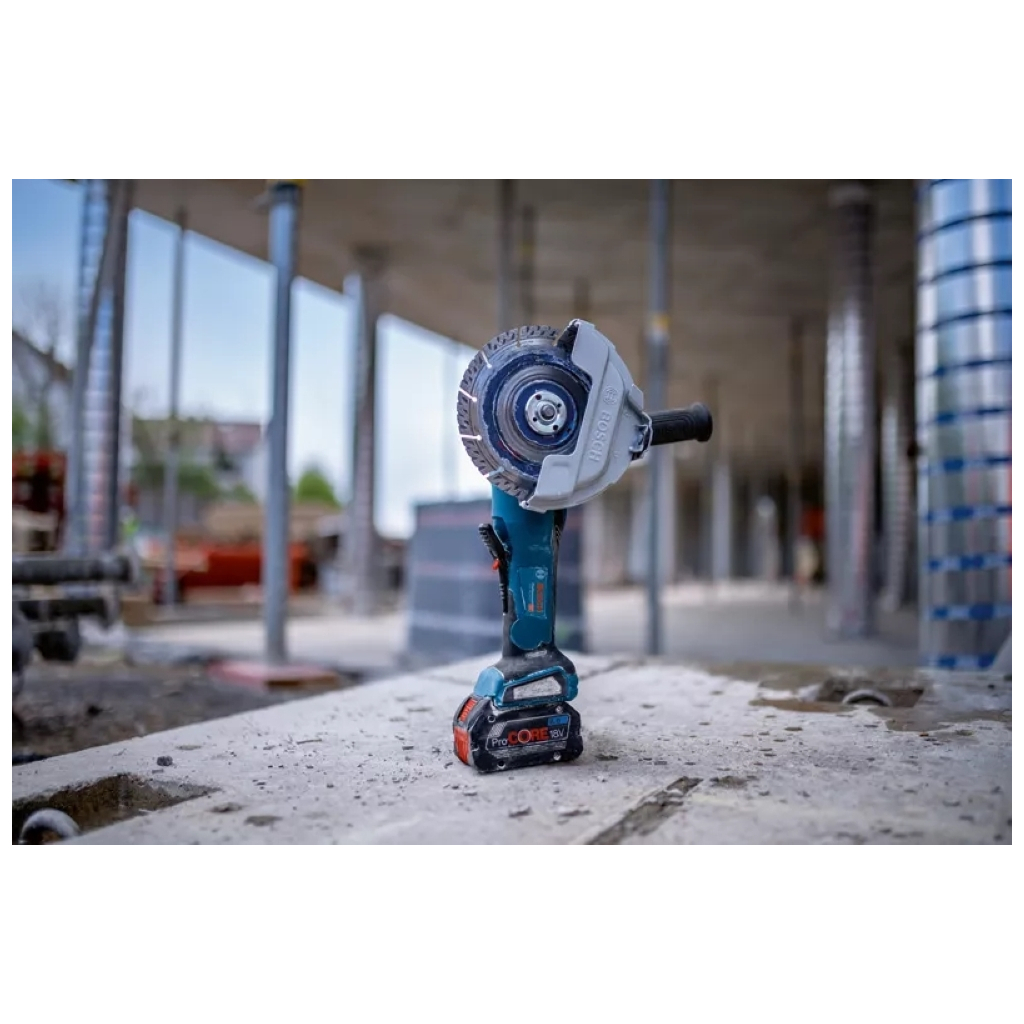 Шліфувальна машина Bosch GWS 182P 125 мм 18V, 2800-9000об/хв, 1.7кг (без АКБ та ЗП) (0.601.9H6.L01) - зображення 10