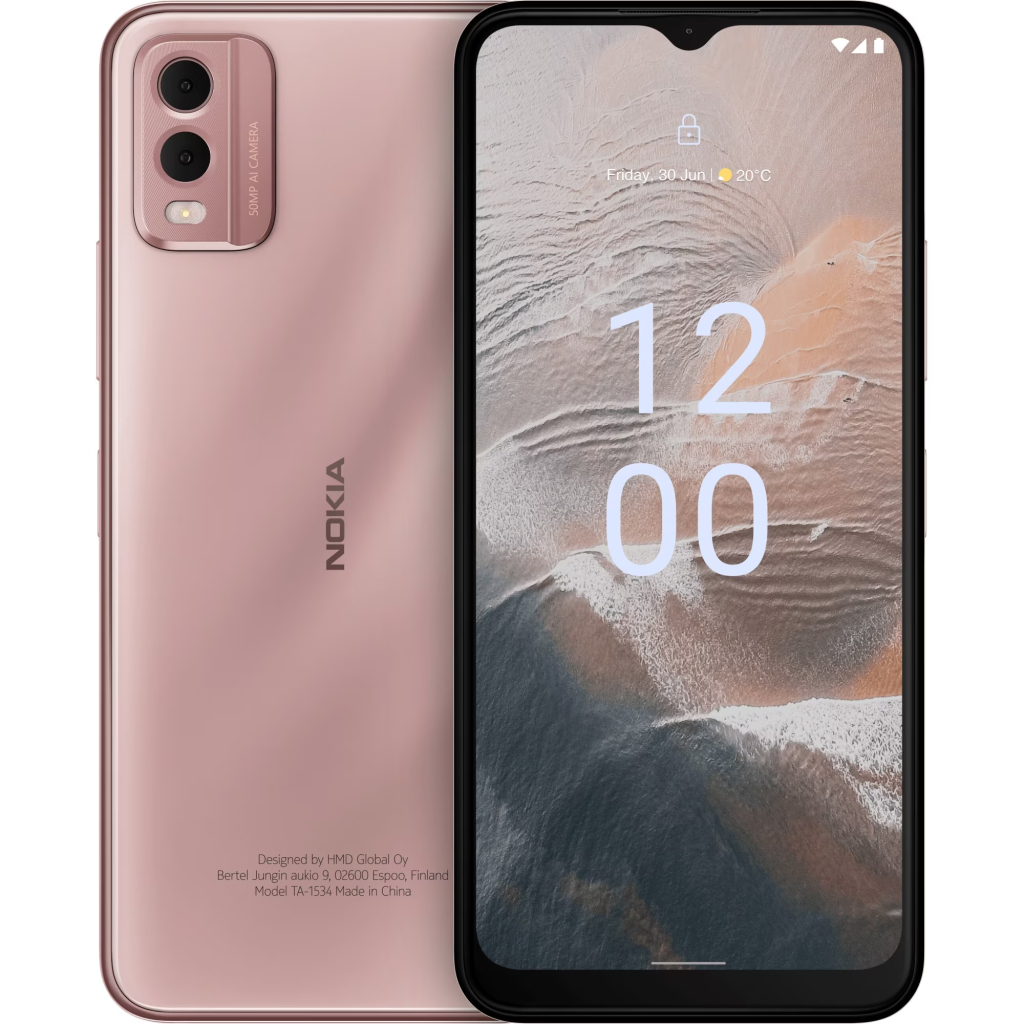 Мобільний телефон Nokia C32 4/64Gb Beach Pink - зображення 1