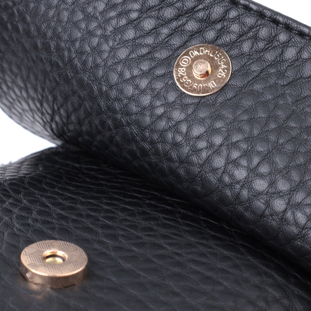 Сумка Vintage З крупнозернистої екошкіри Чорна (22763) - зображення 7