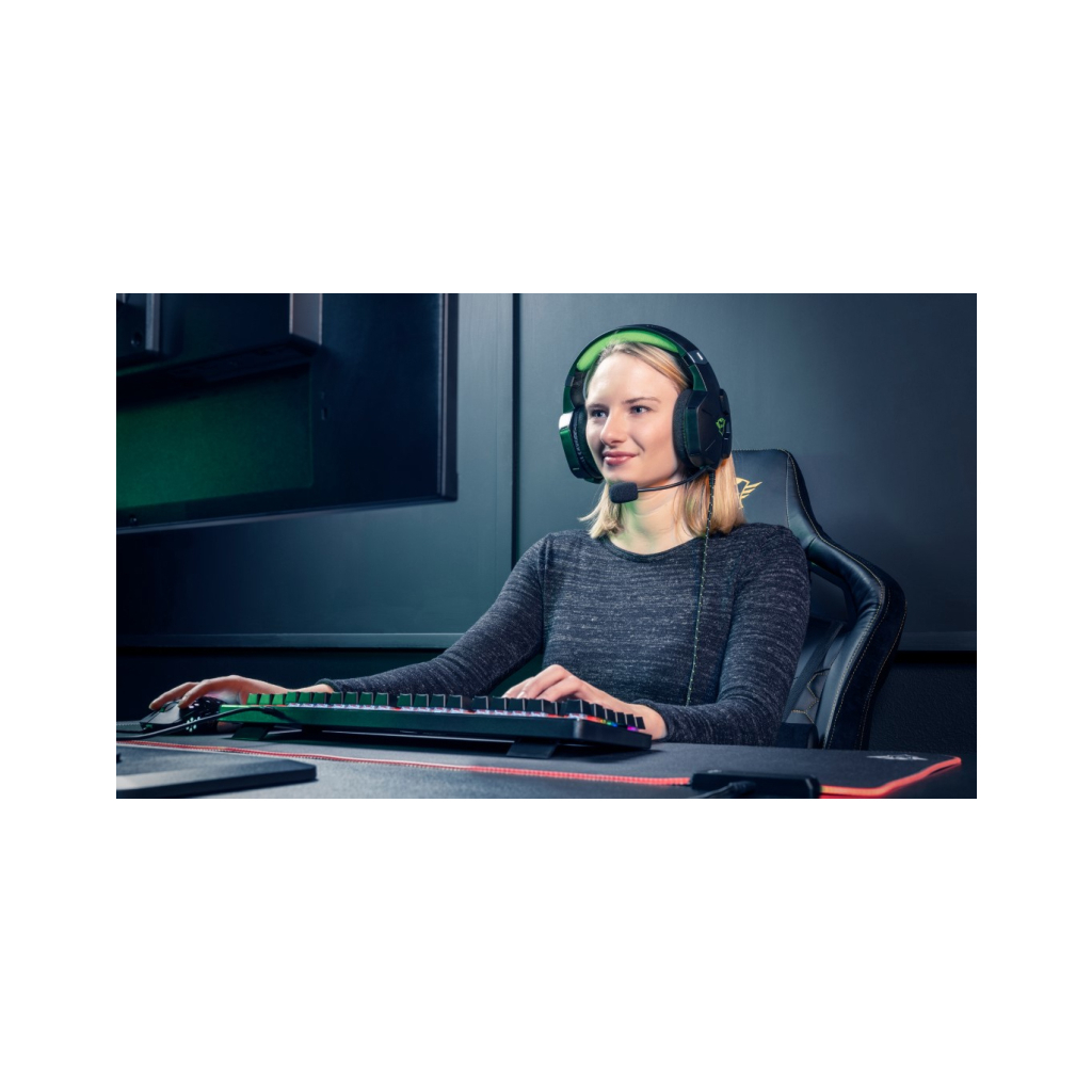 Навушники Trust GXT 3323X CARUS for Xbox 3.5mm Black-Green (24324) - зображення 8