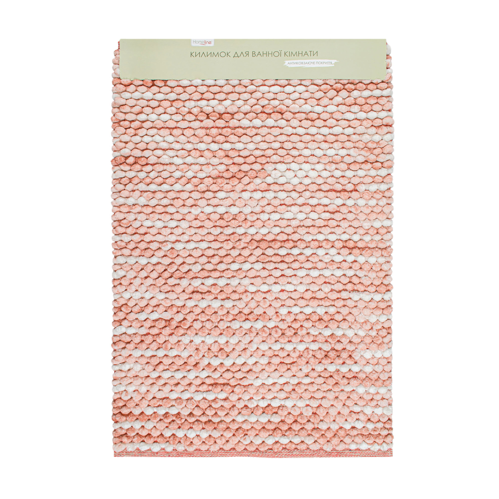 Килимок для ванної Home Line Shady біло-пудровий 60 х 90 см (166437) - изображение 1