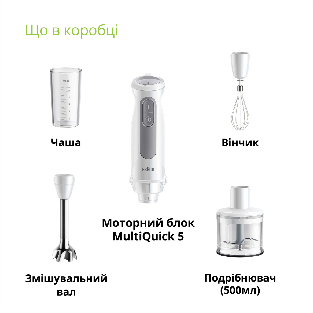 Блендер Braun MQ 50236 MWH - зображення 9