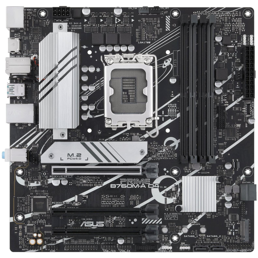 Материнська плата ASUS PRIME B760M-A D4 - зображення 1