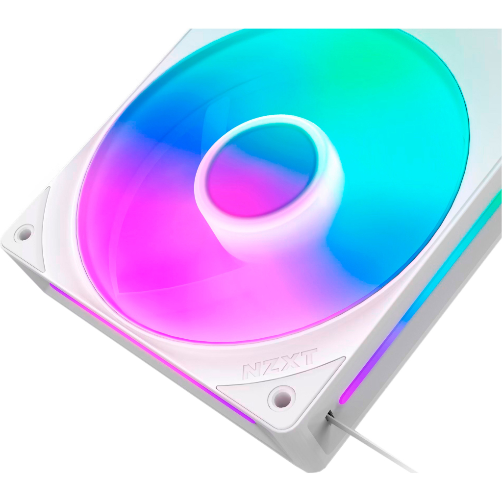 Кулер до корпусу NZXT F280 RGB Core Fan (Single Frame) - White (RF-U28HF-W1) - зображення 4