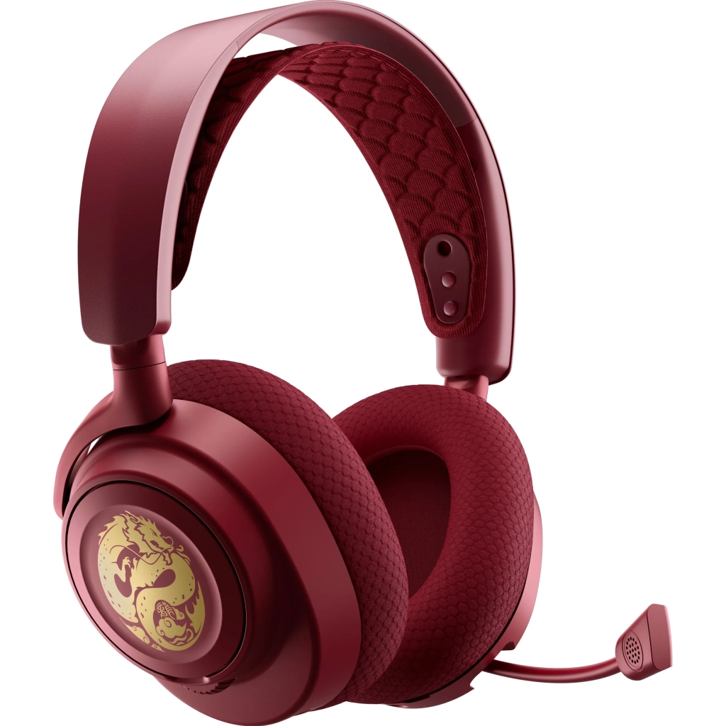 Навушники SteelSeries Arctis Nova 7 Wireless Dragon Edition Red (61557) - зображення 6