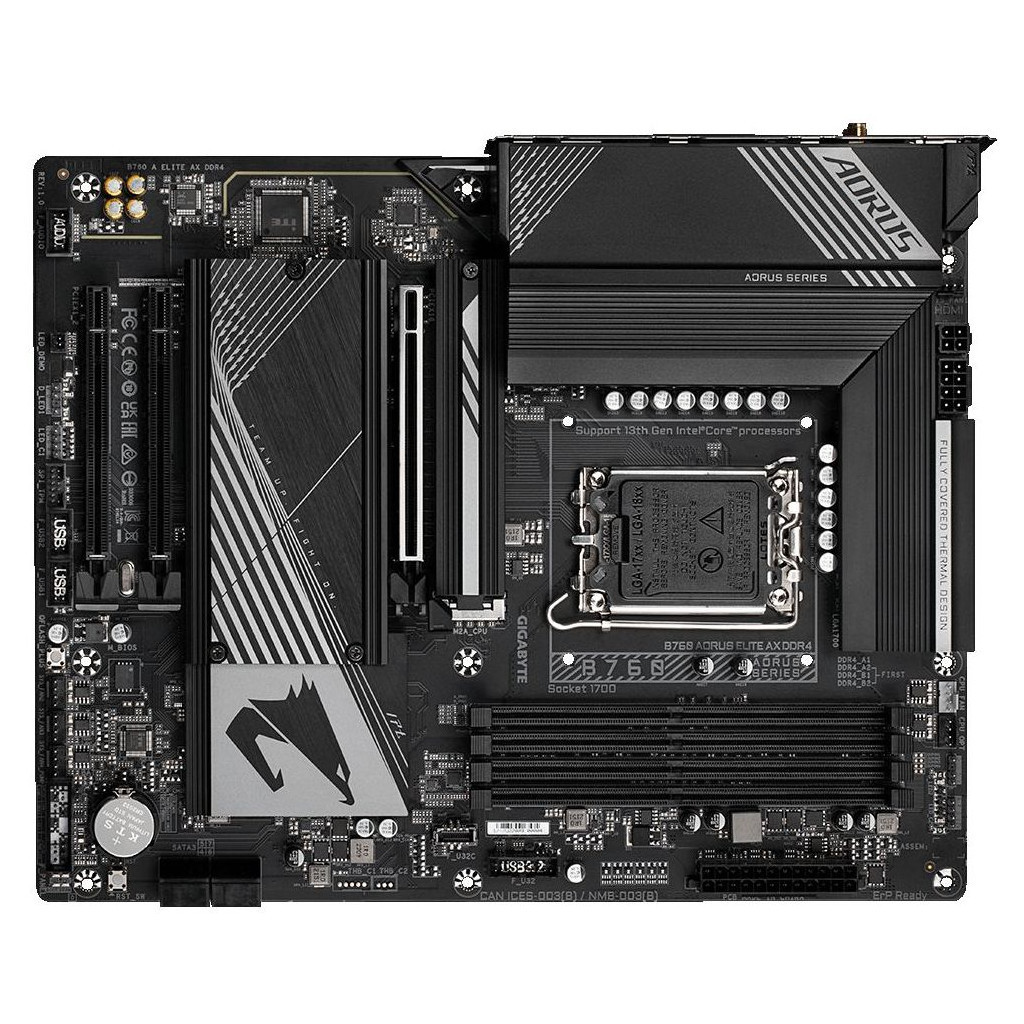Материнська плата GIGABYTE B760 AORUS ELITE AX DDR4 (B760 A ELITE AX DDR4) - зображення 5