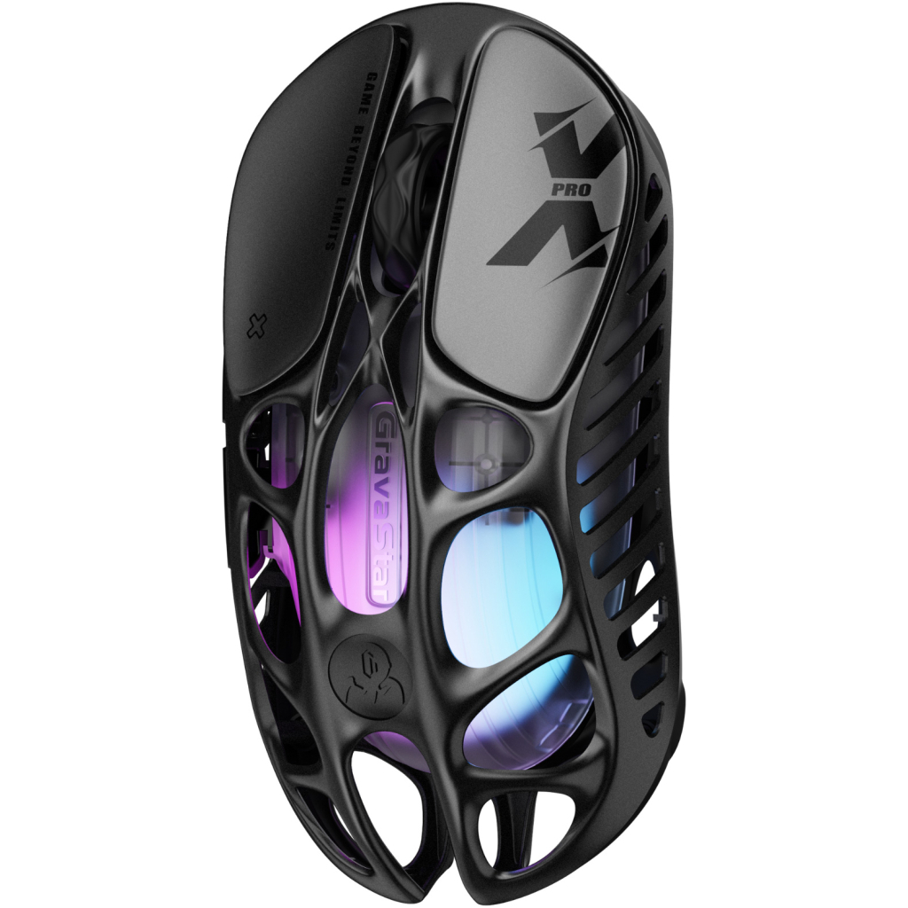 Мишка GravaStar Mercury X Pro 8K Wireless/Bluetooth/USB Black (GSXPRO_BLK) - зображення 5