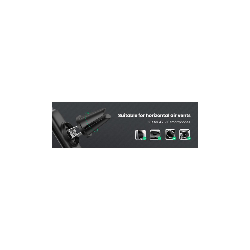 Універсальний автотримач Ugreen LP120 4.7-7.2" (10422) - изображение 9