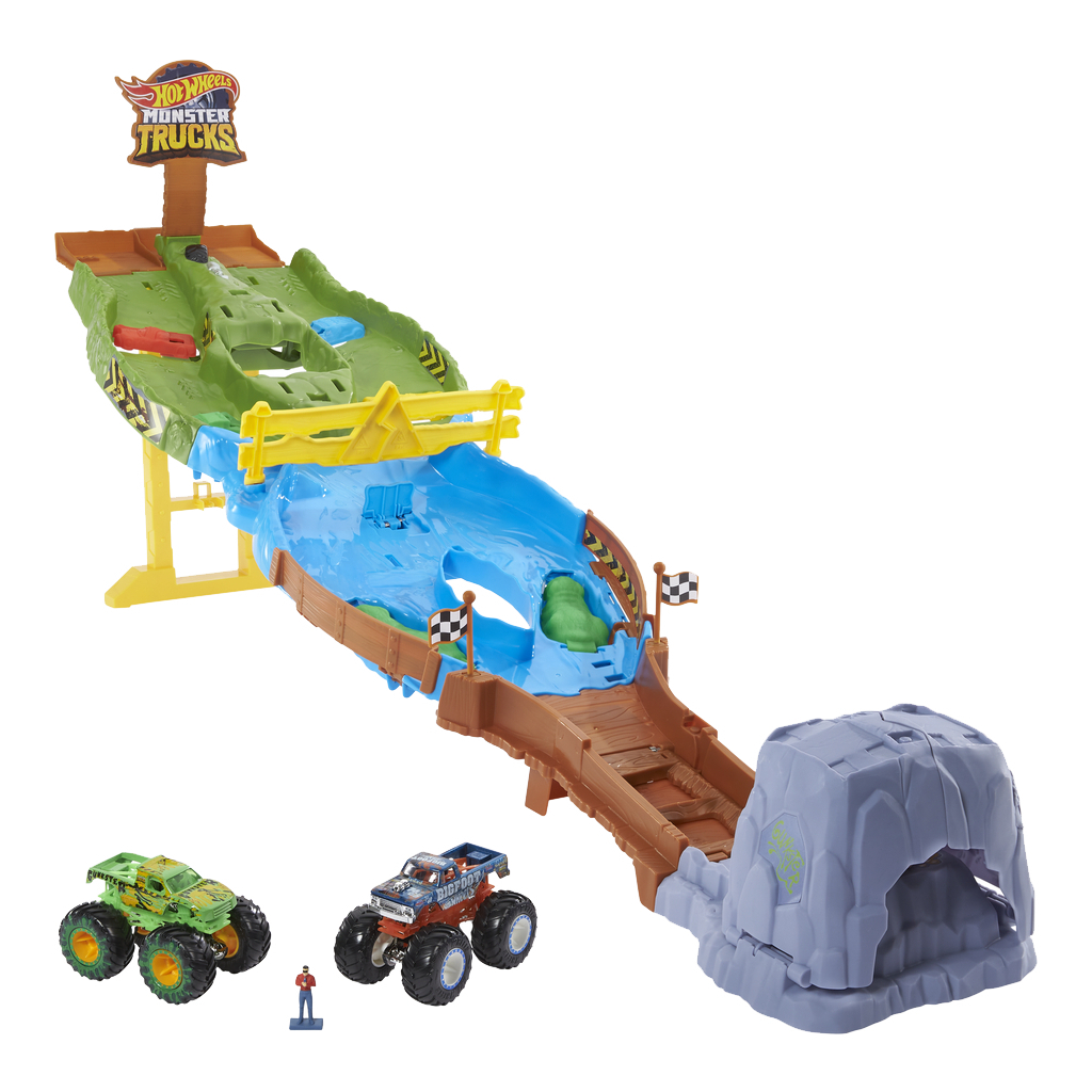 Автотрек Hot Wheels Перегони титанів серії Monster Trucks (HGV12) - зображення 1