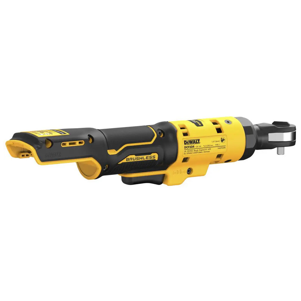Гайковерт DeWALT кутовий, 12V XR Li-lon, безщітковий, 54 Нм (без АКБ та ЗП) (DCF504N) - зображення 5