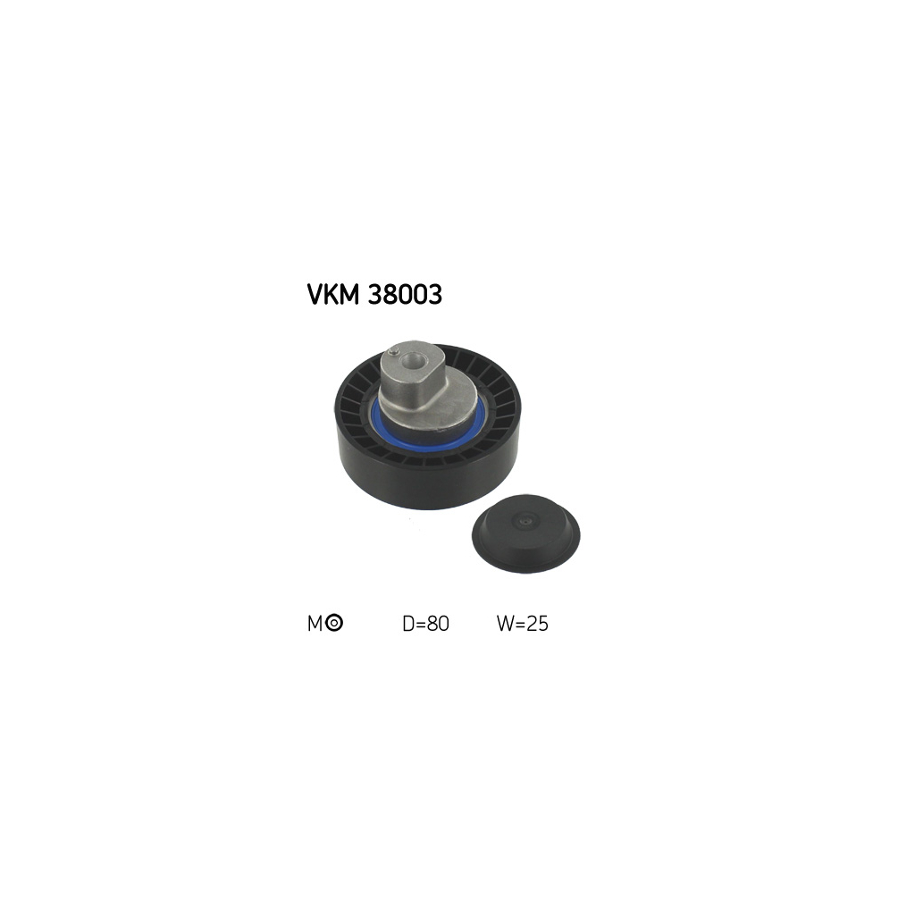 Ролик натягувача ременя SKF VKM 38003 - зображення 1