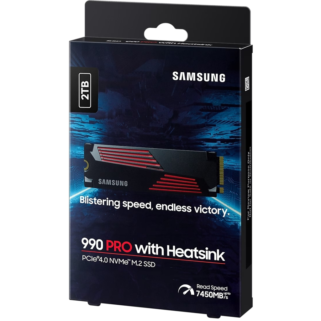 Накопичувач SSD M.2 2280 2TB 990 PRO with Heatsink Samsung (MZ-V9P2T0CW) - изображение 9