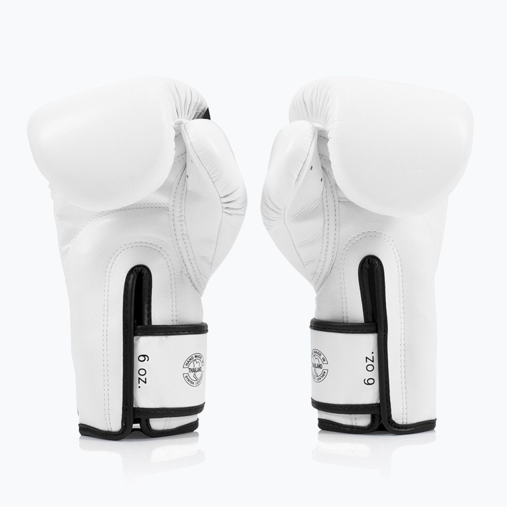 Боксерські рукавички Fairtex BGV14 White 12 унцій (бинти в комплекті) (BGV14_12oz_White) - зображення 5
