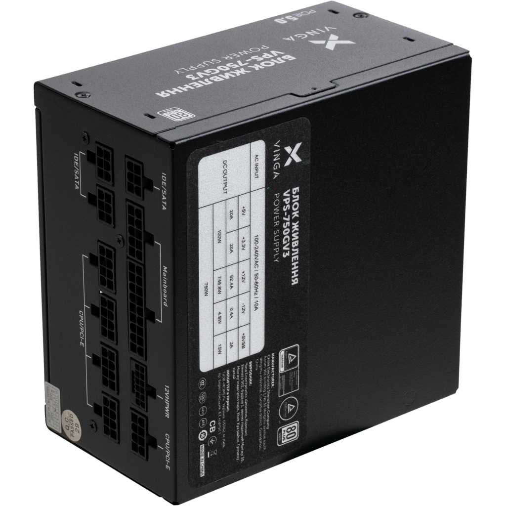 Блок живлення Vinga 750W (VPS-750GV3) - зображення 3