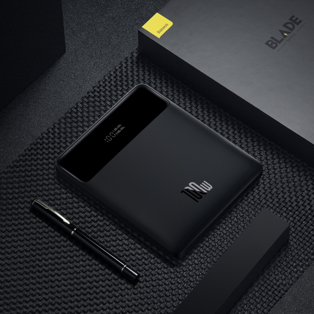 Батарея універсальна Baseus Blade 20000mAh 100W, PD/3.0, QC/4.0, SCP, FCP, Black (PPDGL-01) - зображення 8