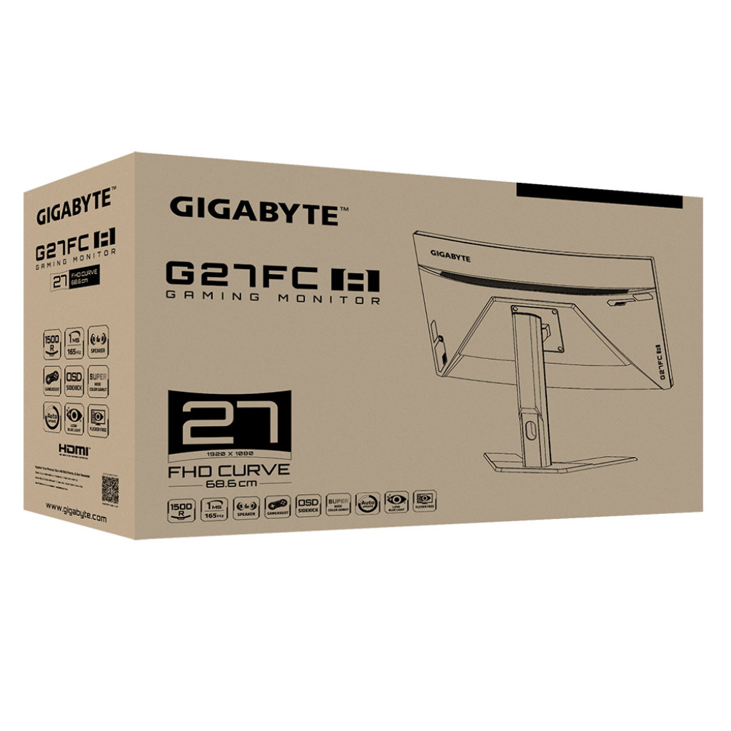 Монітор GIGABYTE G27FC A Gaming Monitor - зображення 8