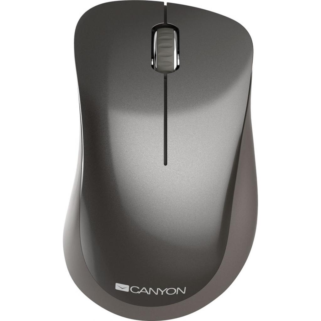 Мишка Canyon MW-911 Wireless Pixart Dark Grey (CNS-CMSW911DG) - зображення 1