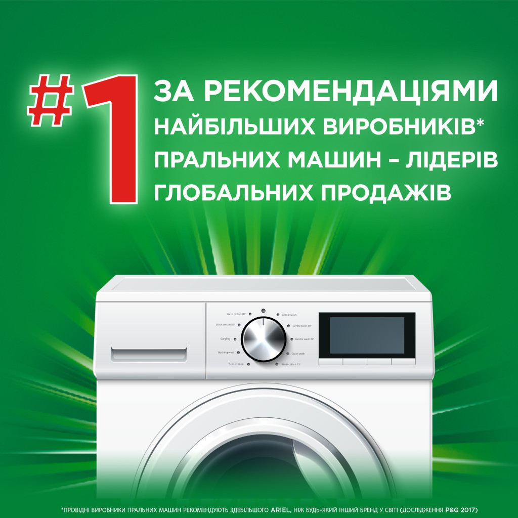 Пральний порошок Ariel Аква-Пудра Touch of Lenor 8.1 кг (8006540536827) - изображение 12