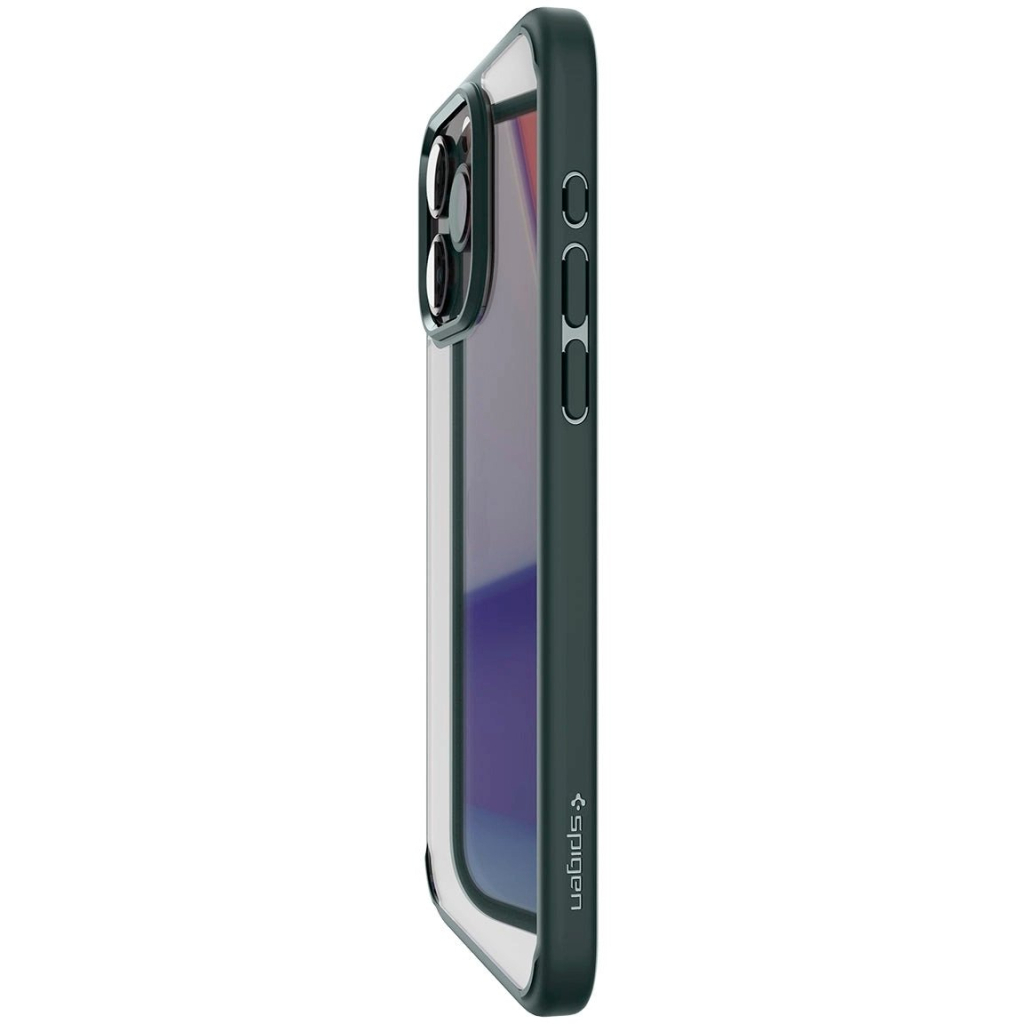 Чохол до мобільного телефона Spigen Apple iPhone 15 Pro Max Ultra Hybrid Abyss Green (ACS06574) - зображення 8