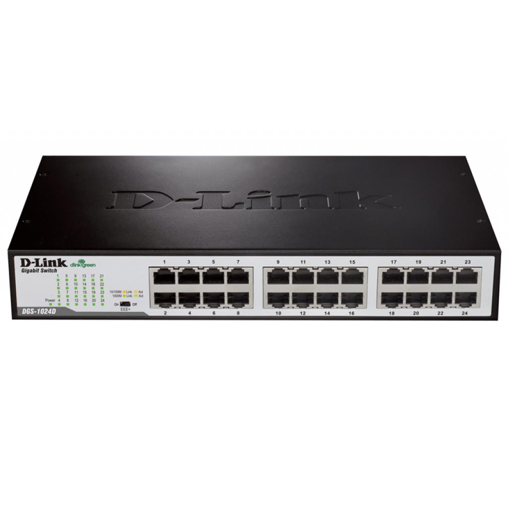 Комутатор мережевий D-Link DGS-1024D/F2A - зображення 1