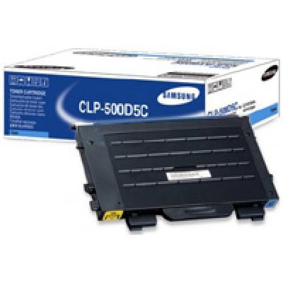 Картридж Samsung CLP-500, cyan, 5000стр. (CLP-500D5C) - зображення 1