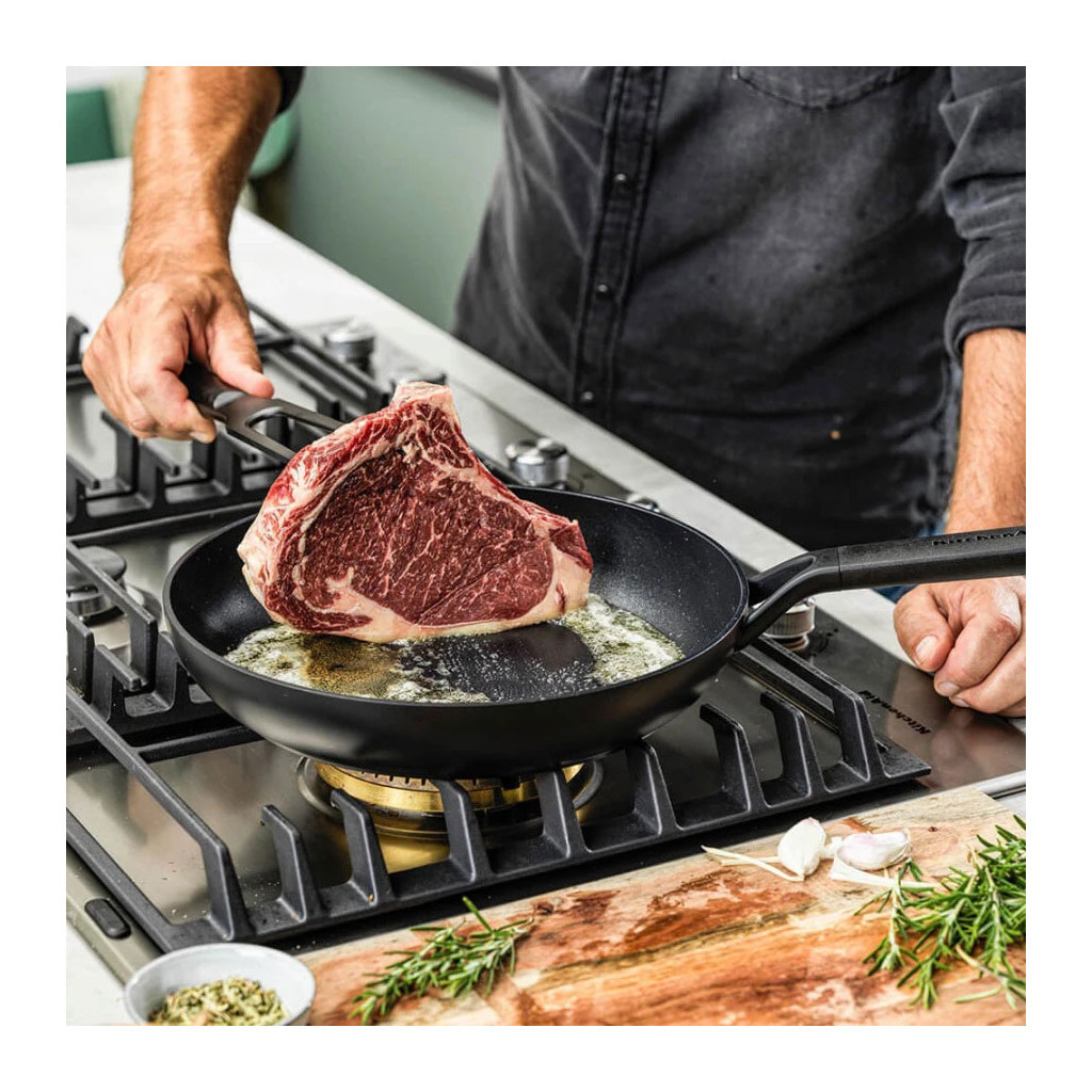 Сковорода KitchenAid CFA 20 см з керамічним покриттям (CC003291-001) - изображение 5