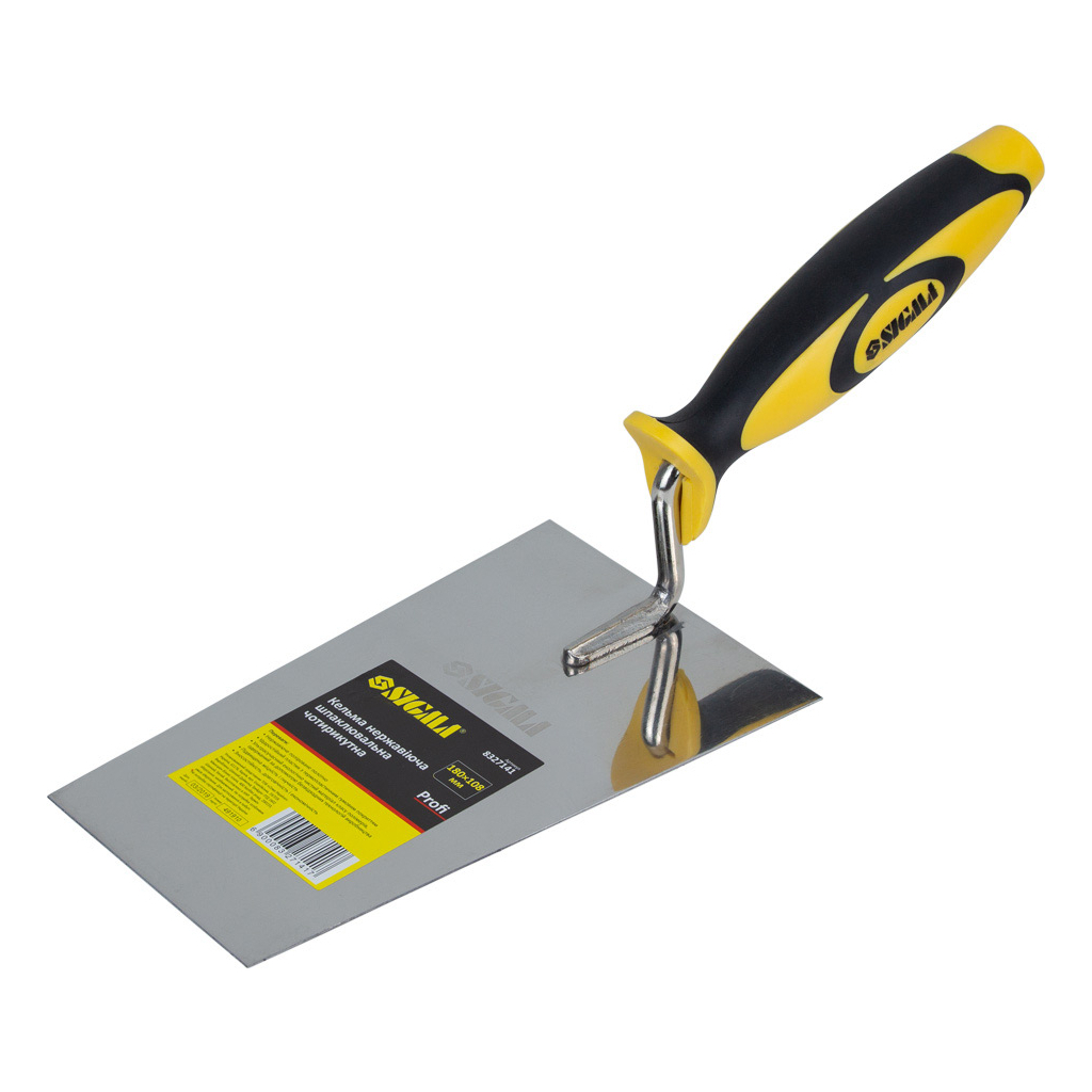 Кельма Sigma нержавіюча шпаклювальна чотирикутна Profi 180x108мм (8327141) - зображення 1
