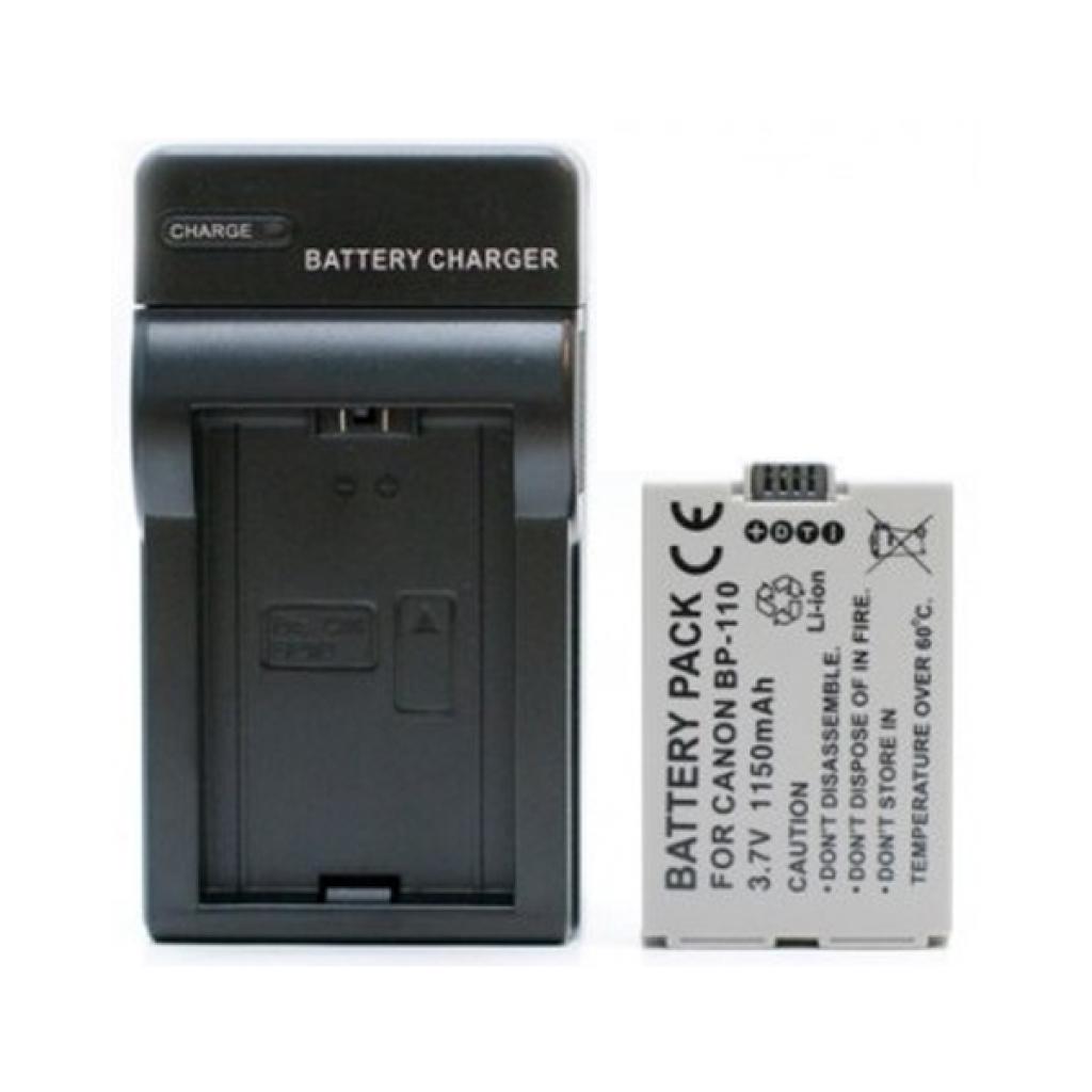 Акумулятор до фото/відео Extradigital Canon BP-110 + зарядний пристрій (DV00DV1353) - зображення 1