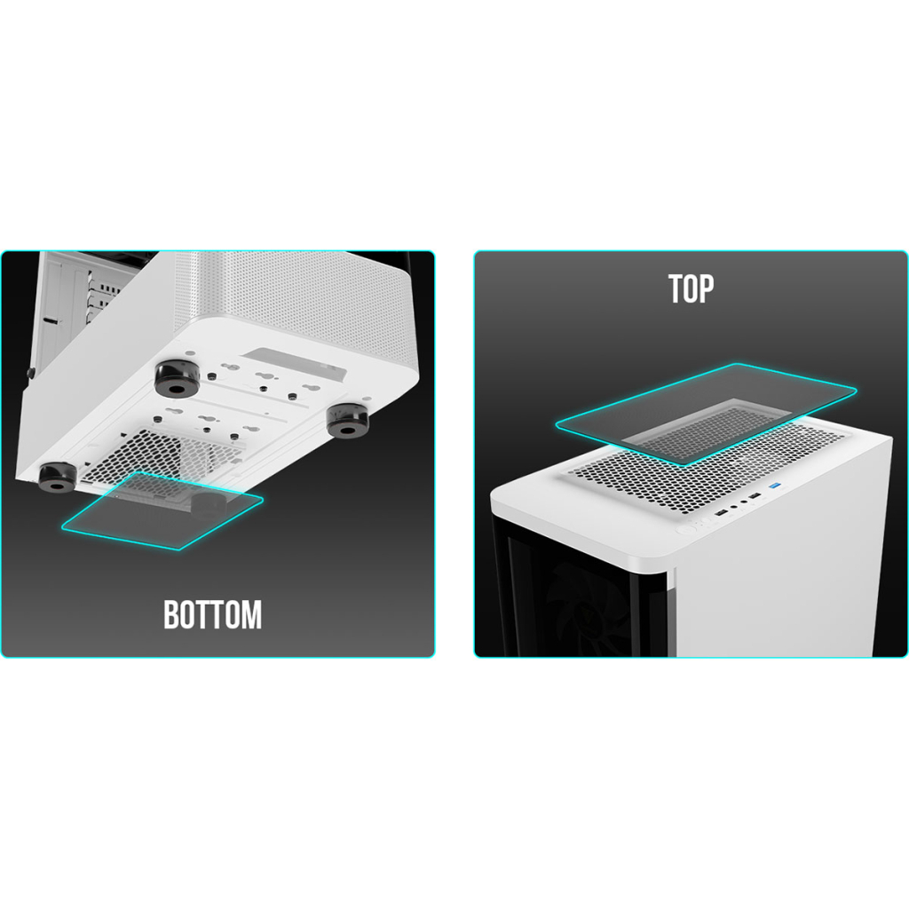 Корпус Gamdias TALOS E3 CG WH (4711514501209) - зображення 9