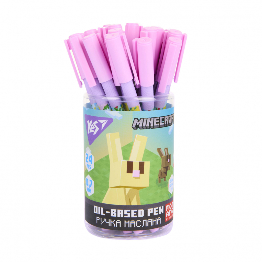 Ручка кулькова Yes Minecraft.Spring 0,7 мм синя (412262) - зображення 3
