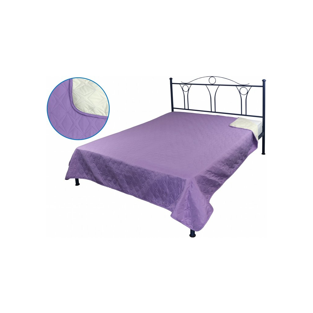 Покривало Руно двостороннє Зірка бузково-молочне 150х212 см (360.52У_СМ зірка) - зображення 1