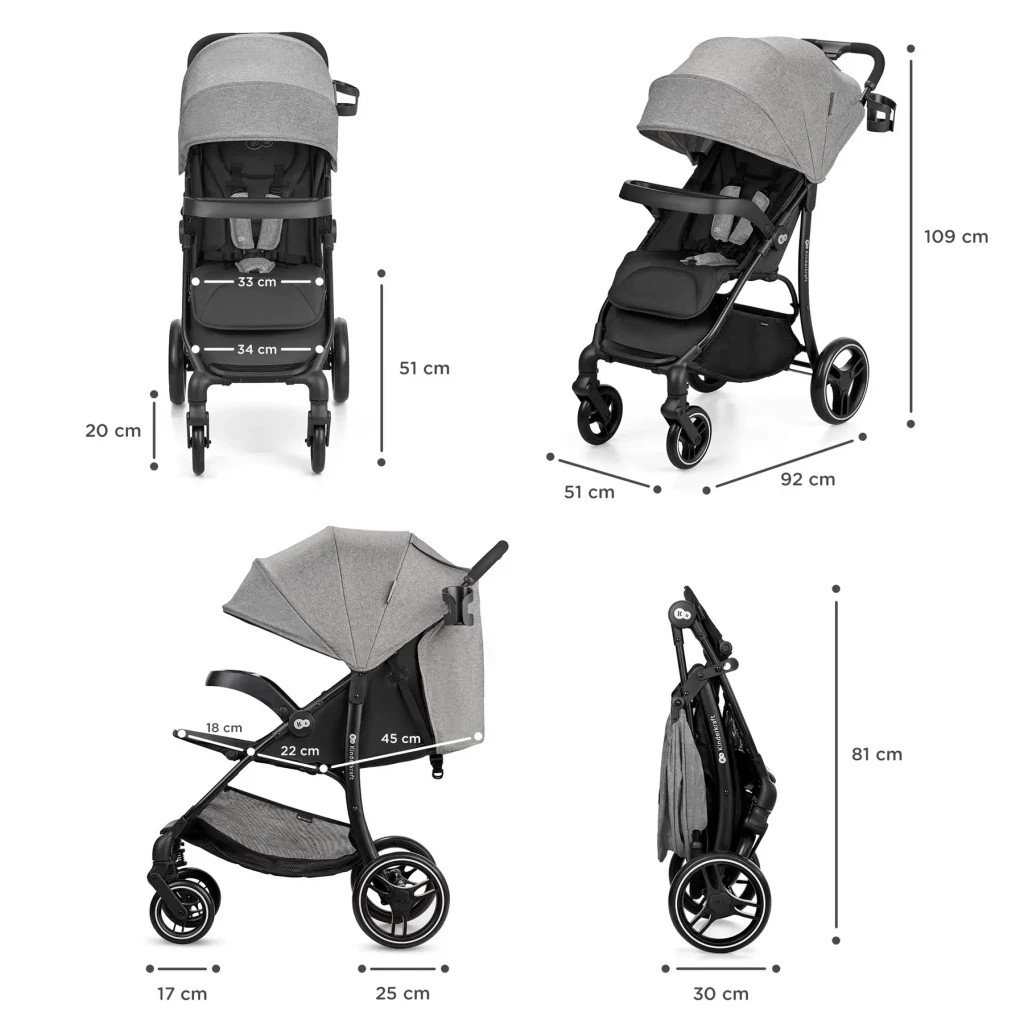 Коляска Kinderkraft Trig 2 TR Grey (KSTRIG2TGRY0000) (5902533921225) - зображення 12
