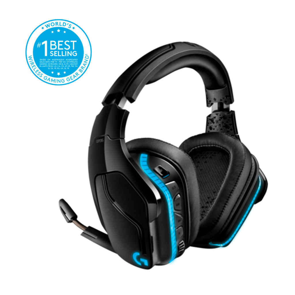 Навушники Logitech G935 Wireless 7.1 Surround Sound LIGHTSYNC Gaming Headset (981-000744) - зображення 2