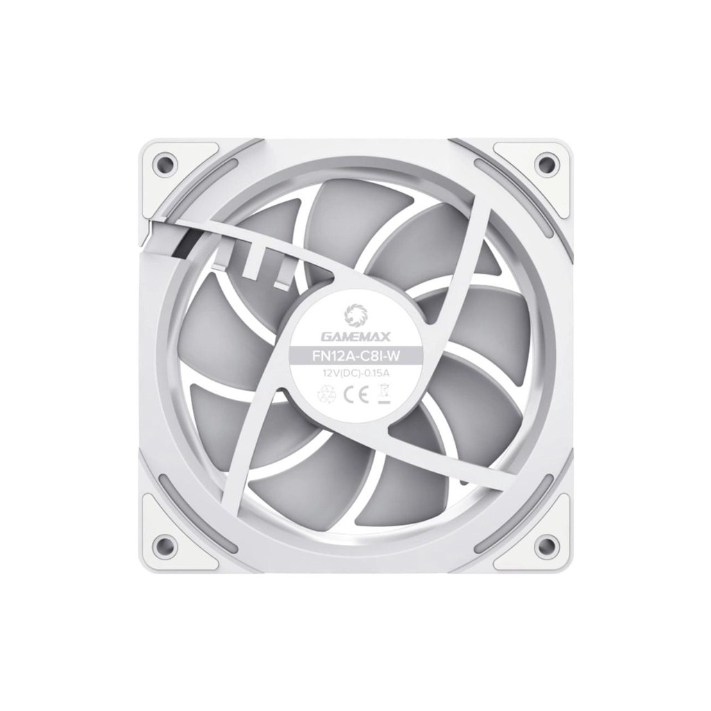 Кулер до корпусу Gamemax FN12A-C8I-W - зображення 4