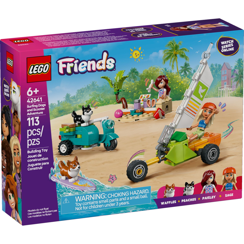 Конструктор LEGO Friends Собачі пригоди на серфі та скутері (42641) - зображення 1