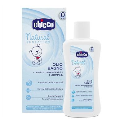 Дитяча олія Chicco Natural Sensation для ванни 200 мл (07451.10) - зображення 1