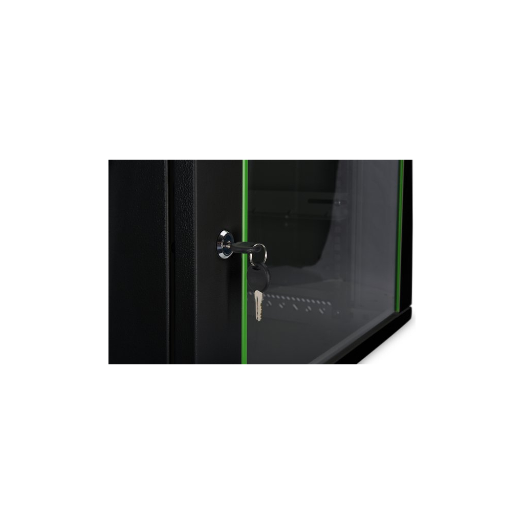 Шафа настінна Digitus Wall Mounting Dynamic Basic 7U 19" 600x450, RAL 9005 (DN-1907-U-EC-SW) - зображення 4