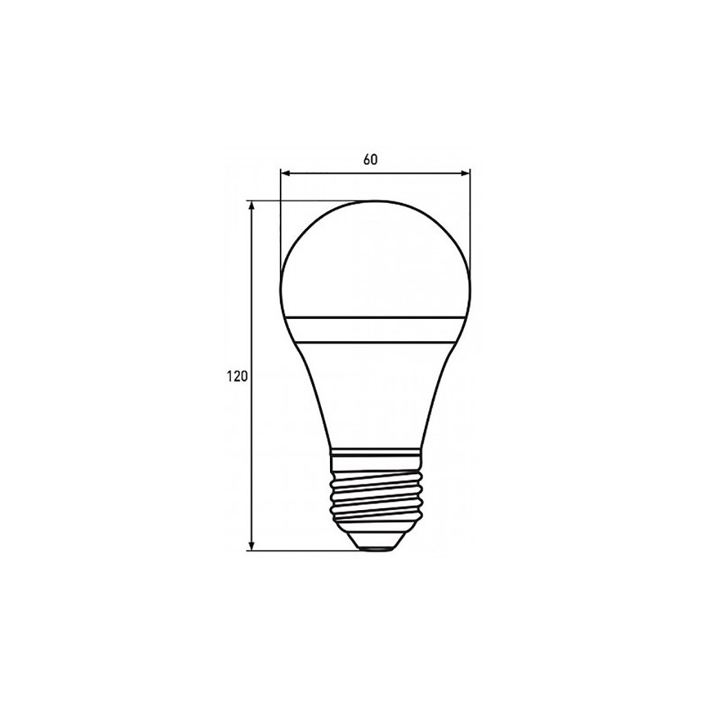 Лампочка Eurolamp LED A60 12W E27 4000K 220V (MLP-LED-A60-12274(E)) - зображення 4