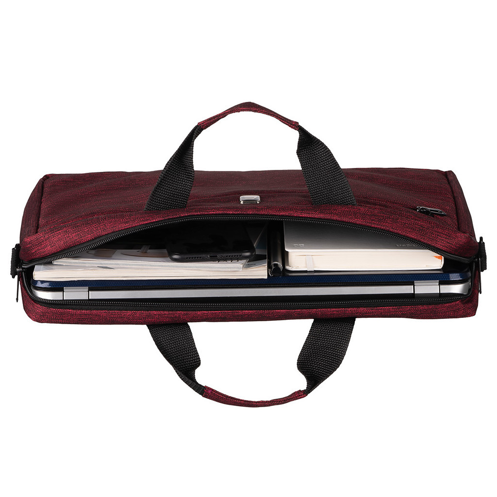Сумка для ноутбука 2E 16" CBN315 Burgundy (2E-CBN315BG) - зображення 9