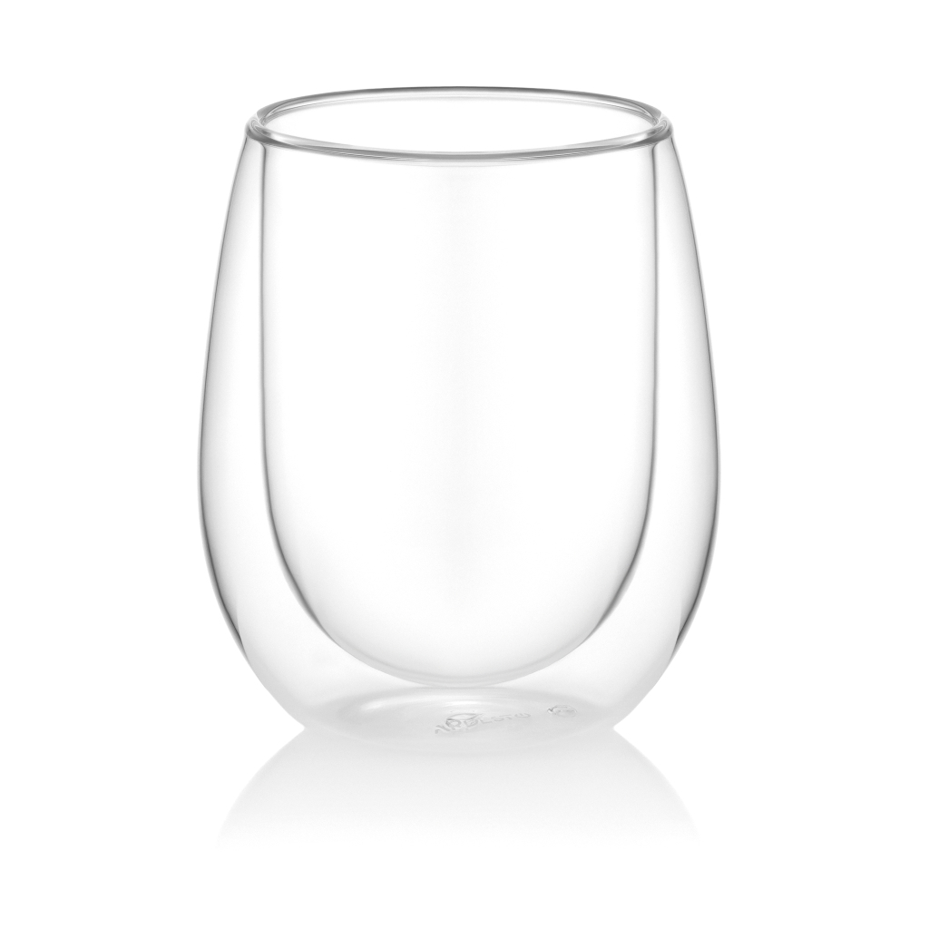 Набір склянок Ardesto з подвійними стінками BW 350 мл 2 шт прозорий (AR2635BW) - зображення 1