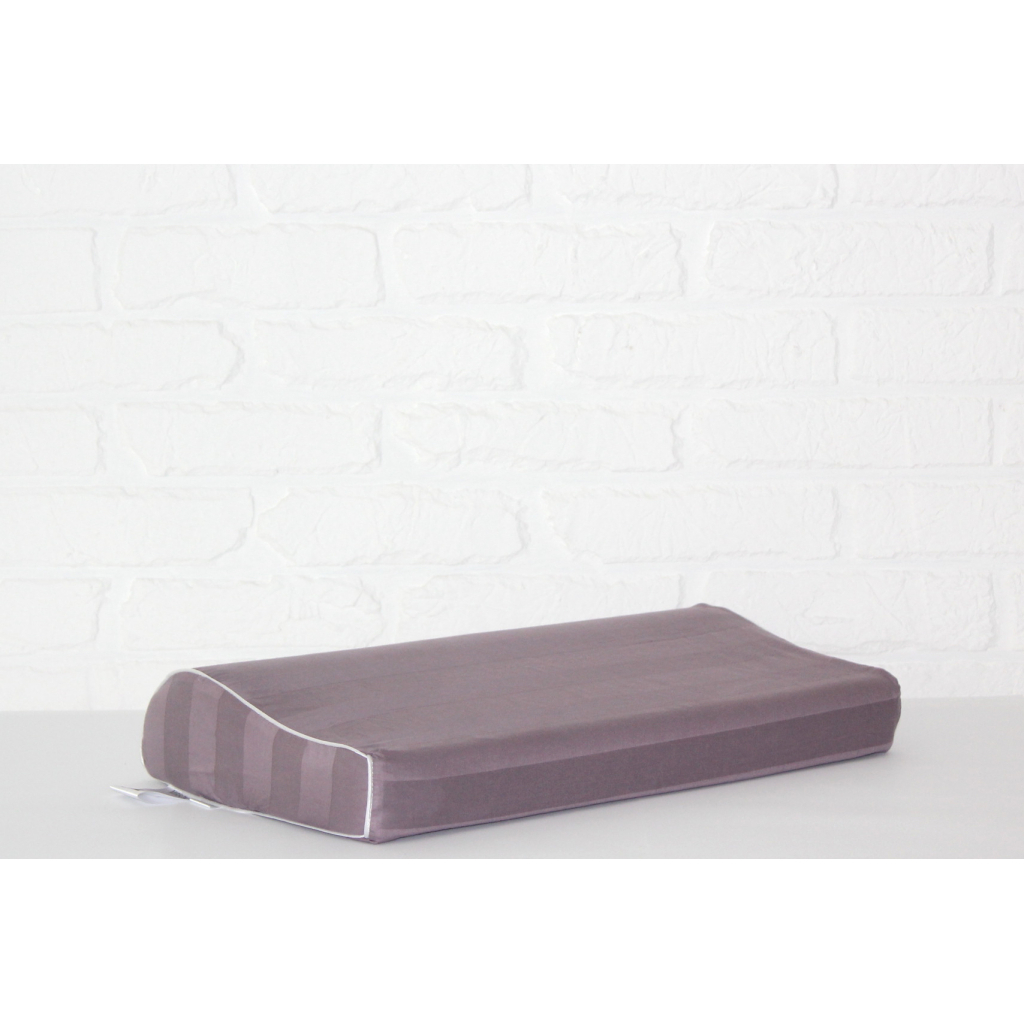 Подушка MirSon ортопедична 6109 Noble stripe Peony Kiddy Girl 50х29х5/8 (2200003262636) - зображення 3