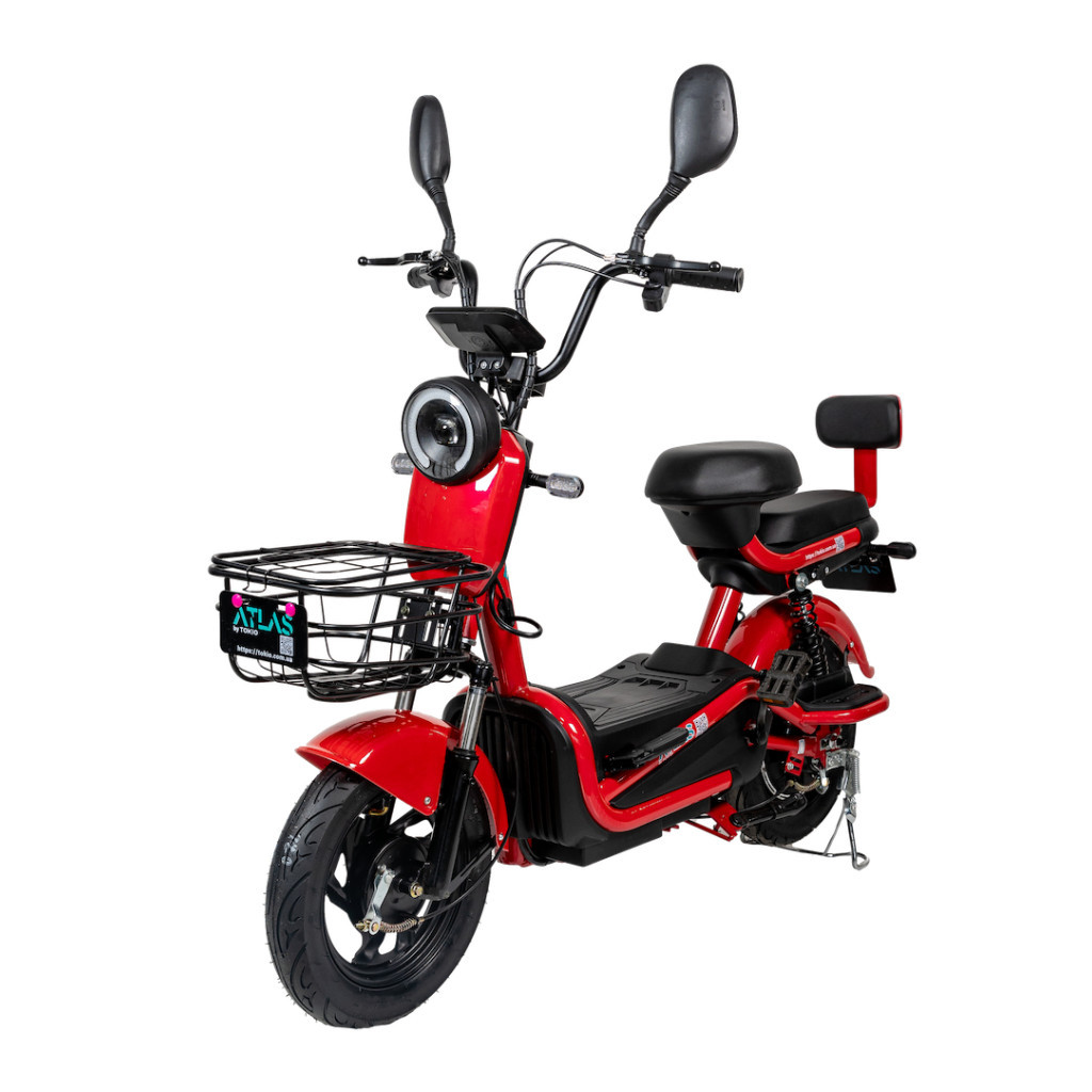 Електроскутер Atlas Elegant Red (2024) - зображення 1