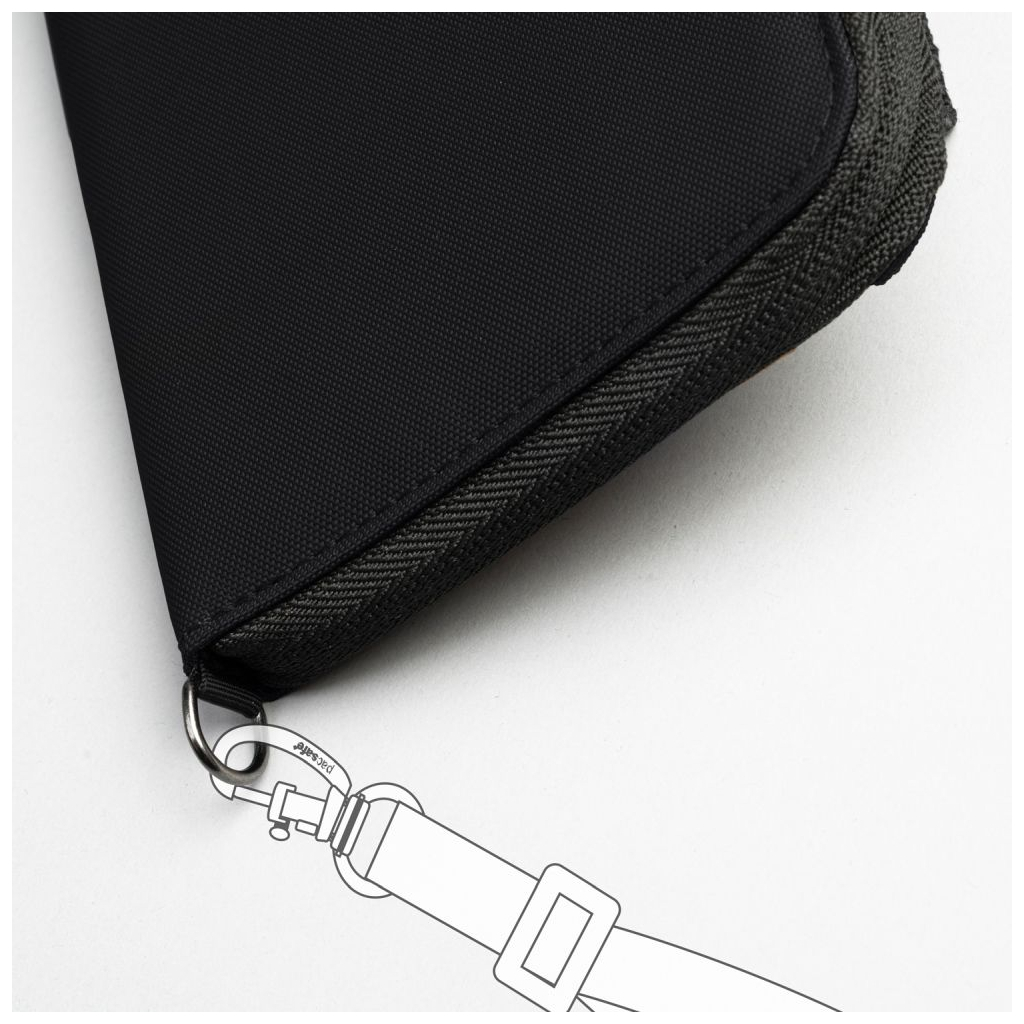 Гаманець Pacsafe RFIDsafe compact travel organizer Чорний (11020100) - зображення 5