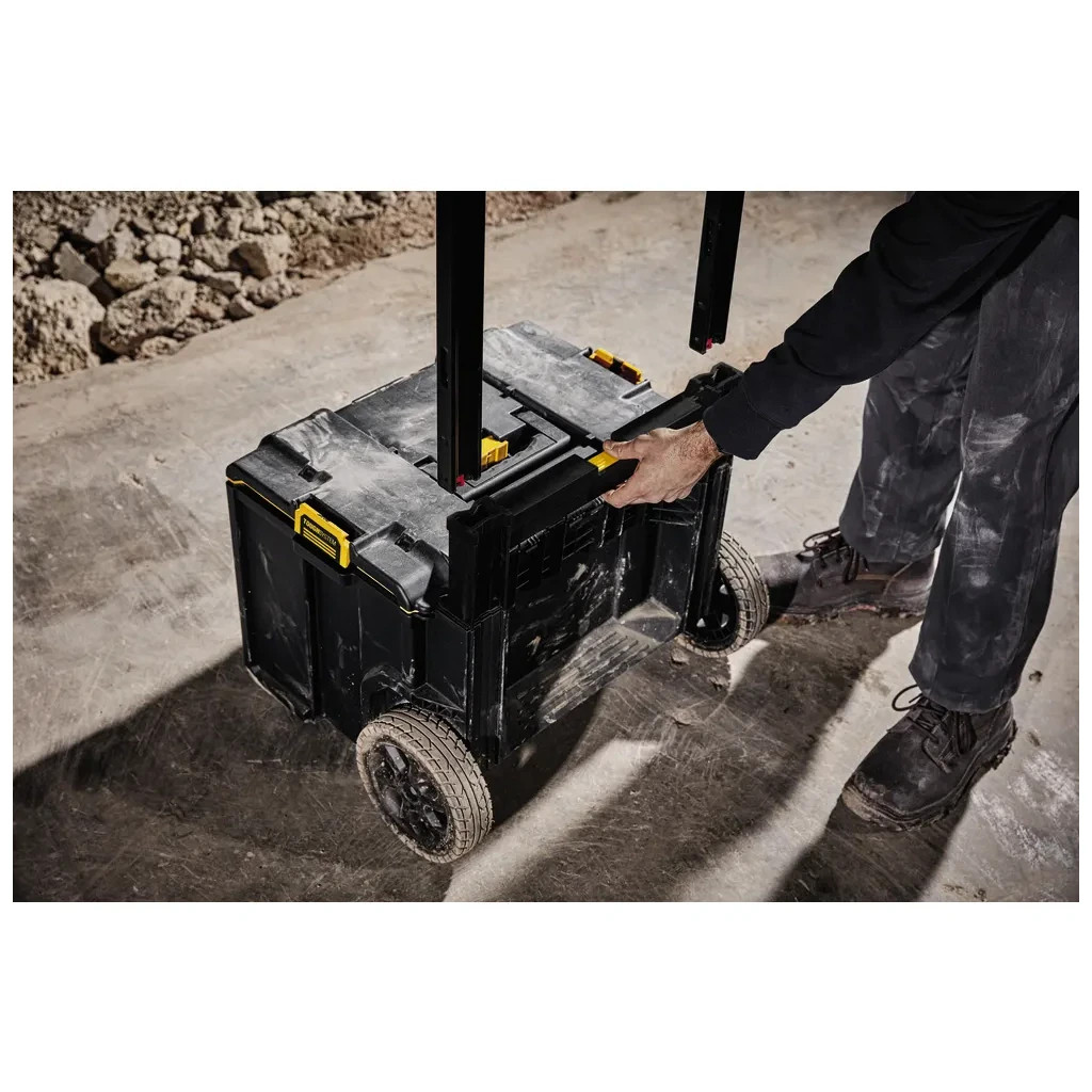 Ящик для інструментів DeWALT Ящик-візок TOUGHSYSTEM 2.0 608х500х990 мм (DWST83295-1) - зображення 6