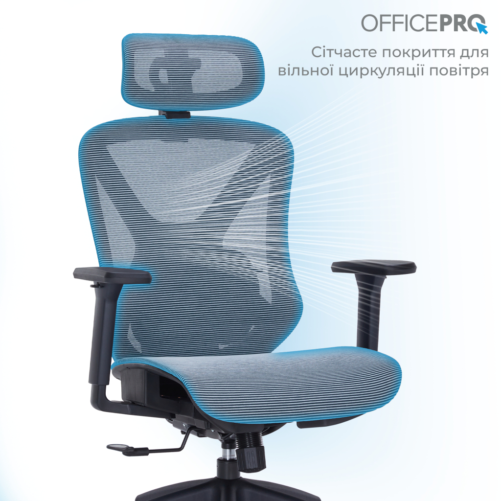 Офісне крісло OfficePro Atlas OC630-B-DG-DG (OC630-B-DG-DG) - зображення 8