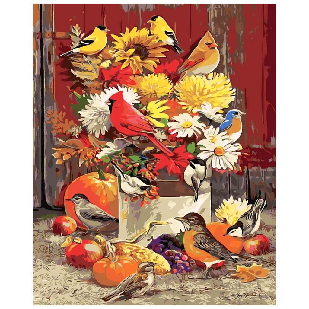 Картина по номерам Strateg Осіннє царство 40х50 см (SY6195) - зображення 1