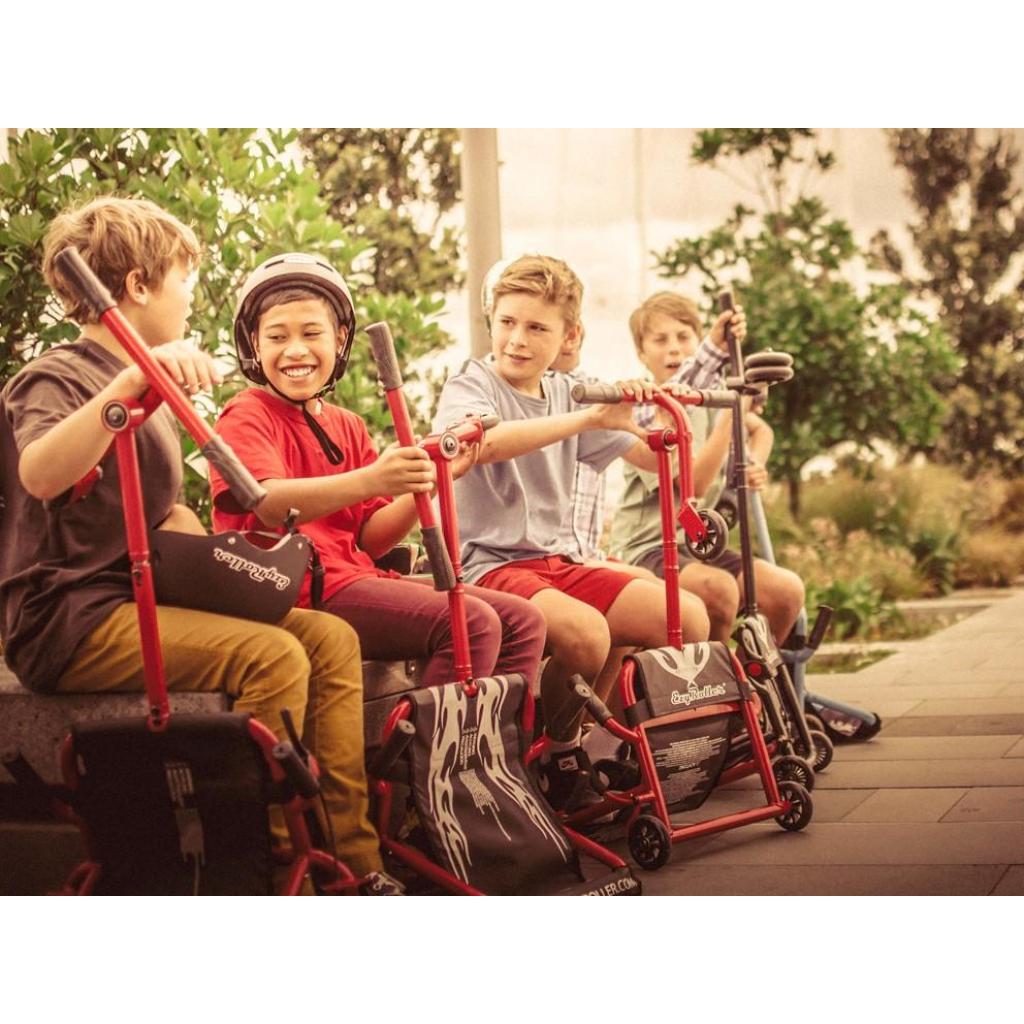 Самокат Ezyroller каталка Classik чорно-помаранчевий (EZR1BLO) - зображення 4